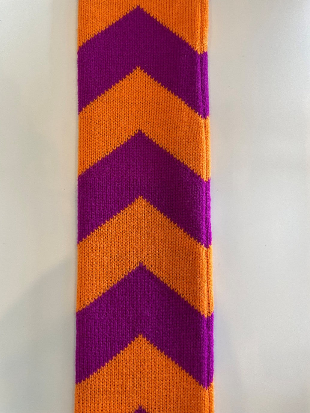 Stylish Gold and Purple Arrow Knit Set – Cozy Winter Essential