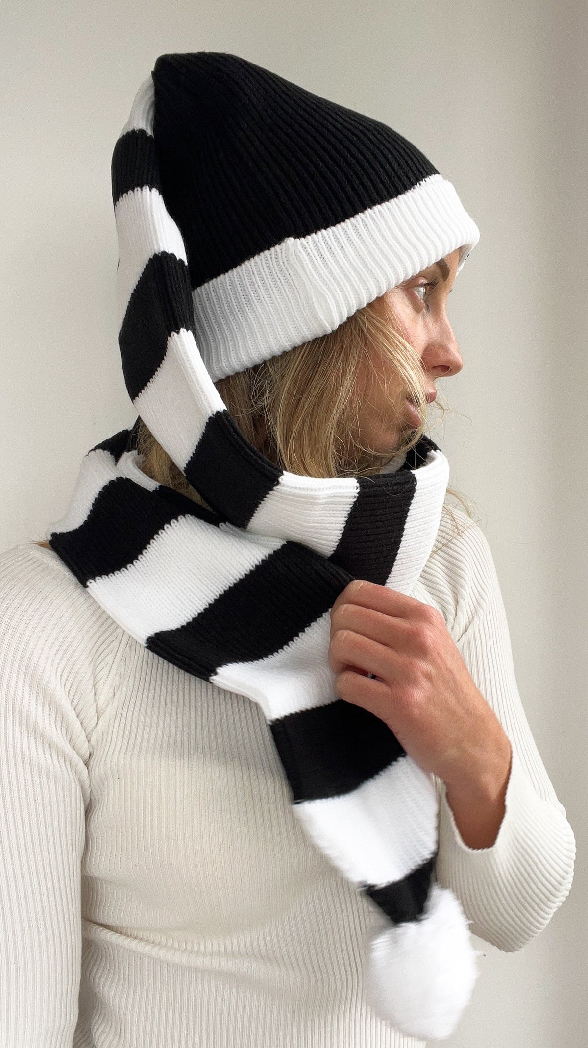 A cost-effective alternative to a traditional scarf and beanie