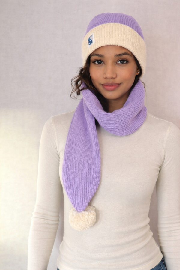 Classic Lilac Vogue Knit Set – Winter Fashion