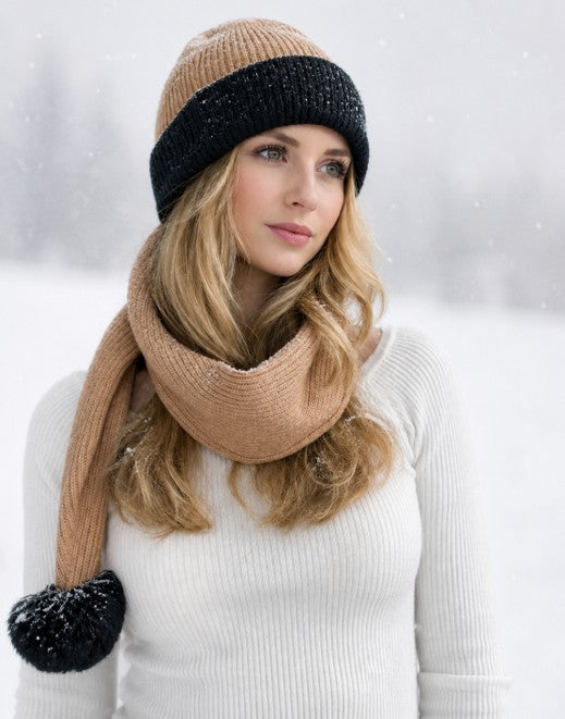 Classic Mocha Vogue Knit Set – Winter Fashion